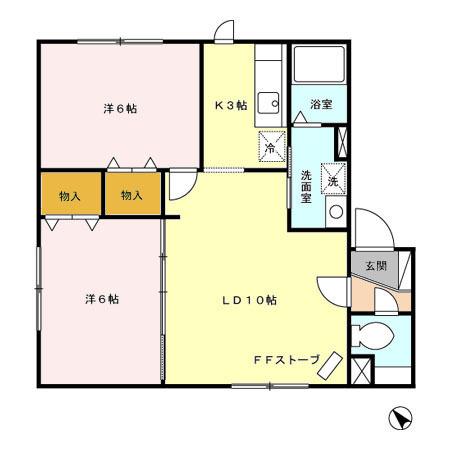 サニーコート（102） 間取り図画像