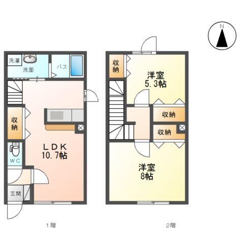 ロイヤルヒルズ　Ｂ棟 間取り図画像