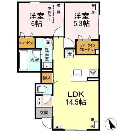 エテルナ　Ⅰ（103） 間取り図画像