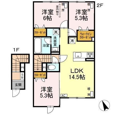 エテルナ　Ⅰ（202） 間取り図画像