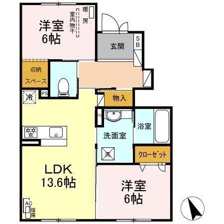 エテルナ　Ⅱ（103） 間取り図画像