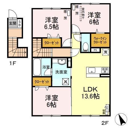エテルナ　Ⅱ（202） 間取り図画像
