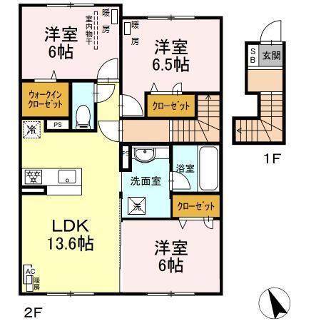 エテルナ　Ⅱ（203） 間取り図画像