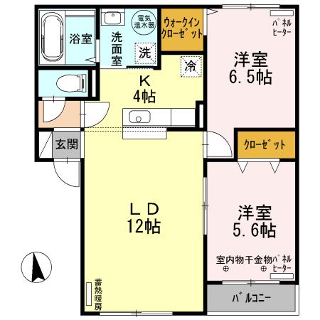 ロイヤルビレッジ（302） 間取り図画像