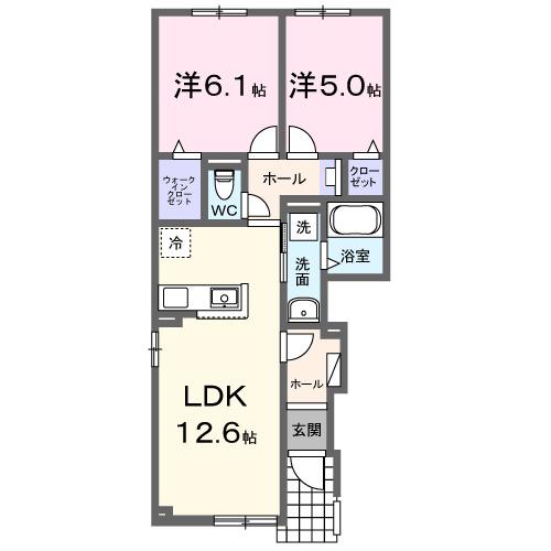 インテルノ　イースト（101） 間取り図画像