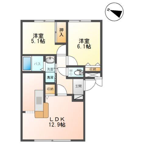 プロムナードⅠ 間取り図画像
