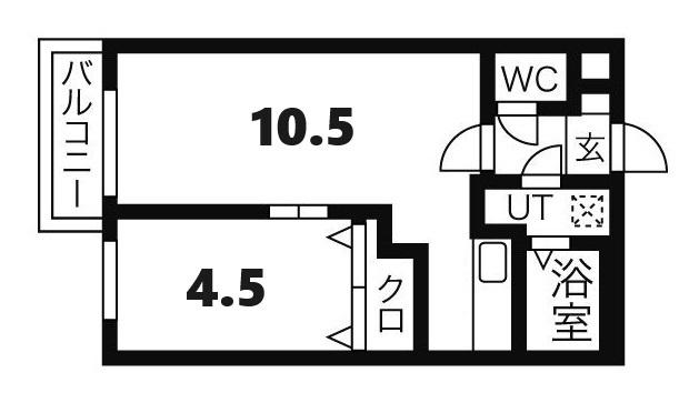 札幌市厚別区厚別中央一条マンション 間取り図画像