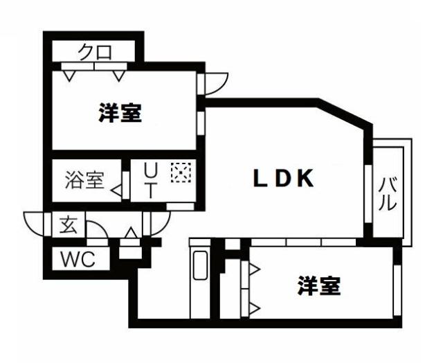 サリーレ新札幌B棟（305） 間取り図画像
