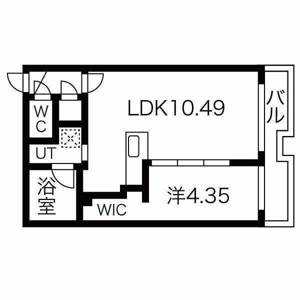 ラ・シュエットI（406） 間取り図画像