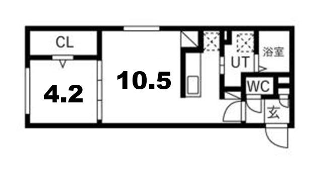 札幌市厚別区厚別中央四条マンション 間取り図画像