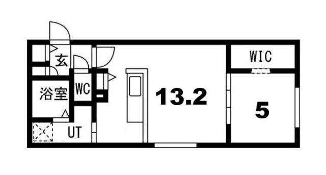 ALPHA新札幌駅前（401） 間取り図画像