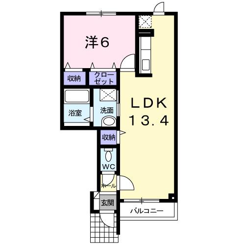 サンリットＤ（104） 間取り図画像