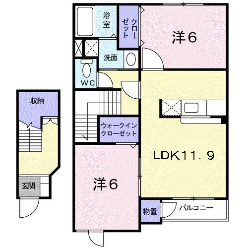 エミネンス和　三番館（202） 間取り図画像