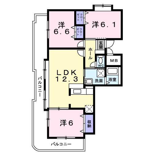 スターヒルズ（803） 間取り図画像