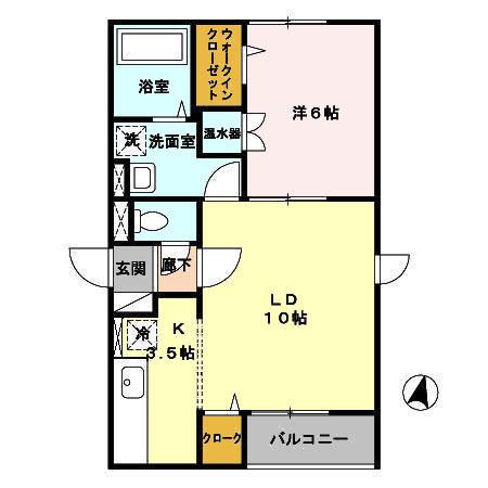 プランドール（203） 間取り図画像
