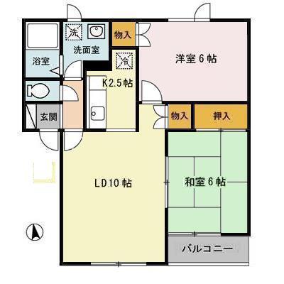 メイユールアリアム　ＡＢ（B202） 間取り図画像