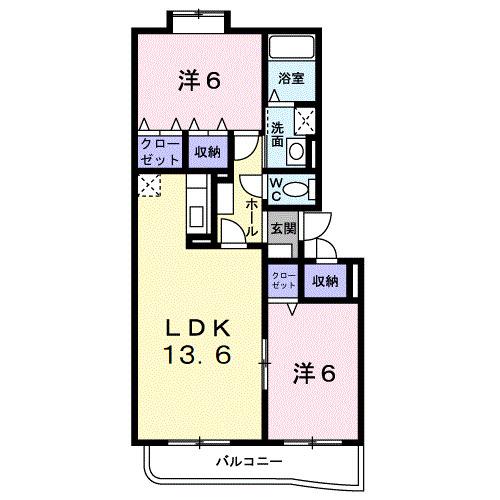 ジャンピュール（106） 間取り図画像
