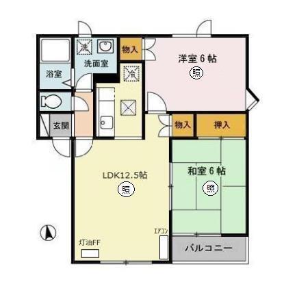 メイユールアリアム　ＡＢ（B105） 間取り図画像