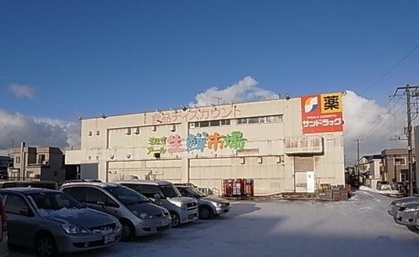 ジェイアール生鮮市場新琴似店：1100m