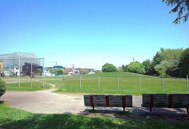 上江別南町公園：40m