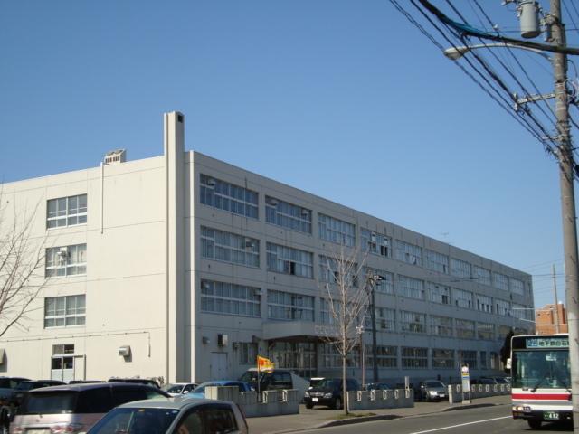 北白石中学校：630m