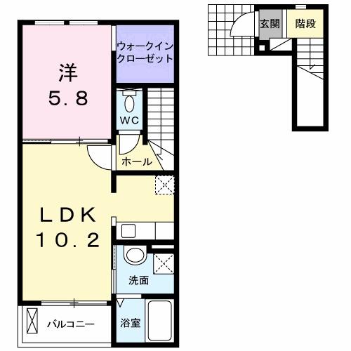 カーサ・エテルノＡ（202） 間取り図画像