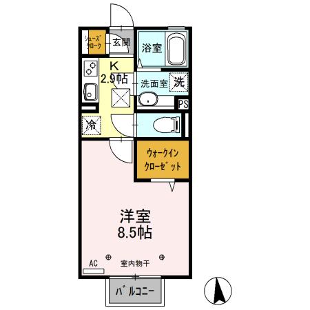 コ・クリエ　Ａ（102） 間取り図画像
