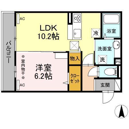 アリビオ前橋（105） 間取り図画像