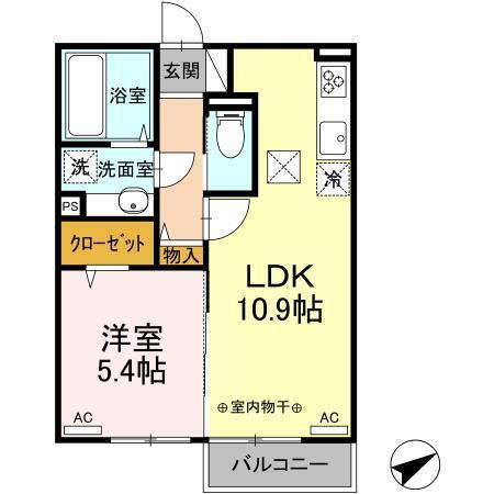 アメージングベルテ（102） 間取り図画像
