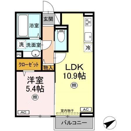 アメージングベルテ（205） 間取り図画像