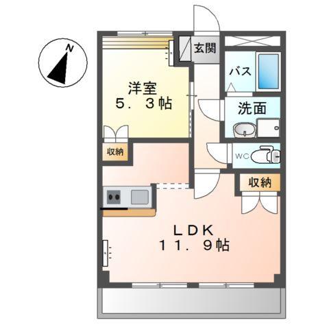 グランディール　コア 間取り図画像