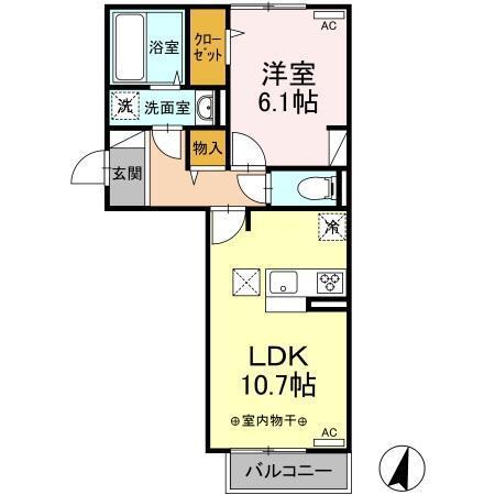 エスポワール　Ａ（101） 間取り図画像