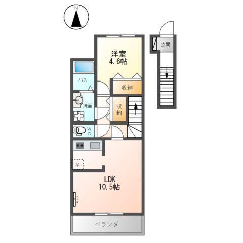 エンタープライズ　ガーデン 間取り図画像