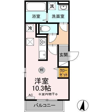 アペルタ（103） 間取り図画像