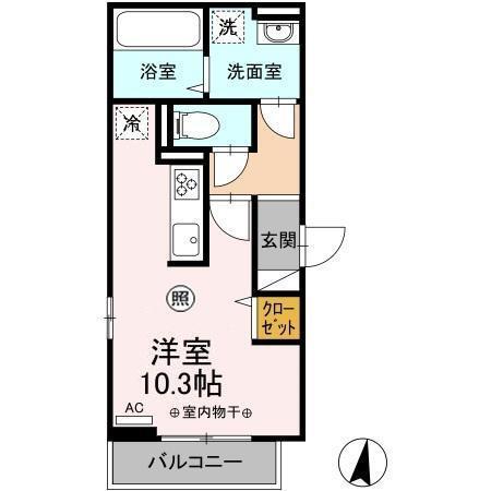 アペルタ（203） 間取り図画像
