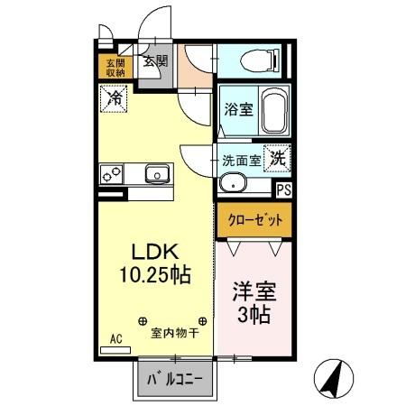 ルミエールＦ（203） 間取り図画像