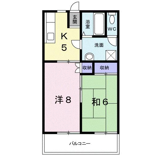 コンフレール　サンパティ（205） 間取り図画像