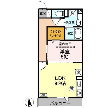 リビオンＨ＆Ｍ　Ⅱ（205） 間取り図画像