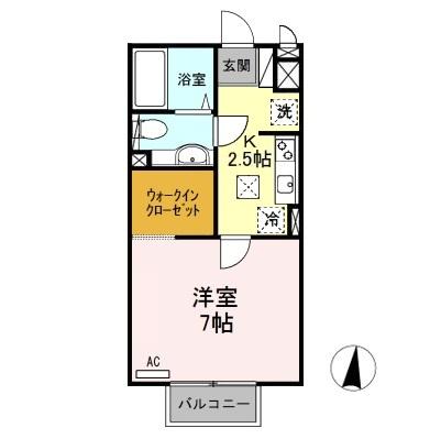 パルハイム2003　Ａ/Ｂ/Ｃ（C103） 間取り図画像