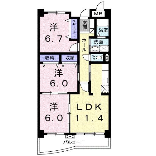 グランドレジデンス（302） 間取り図画像