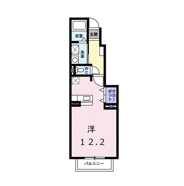プラシード（105） 間取り図画像