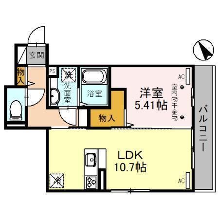 コンフォート上和田（202） 間取り図画像