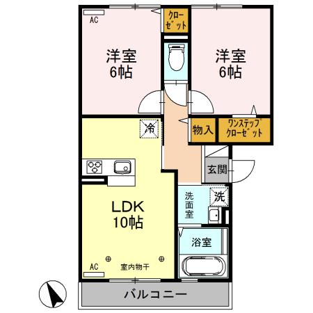エステイトＺＥＮ　Ｃ（203） 間取り図画像