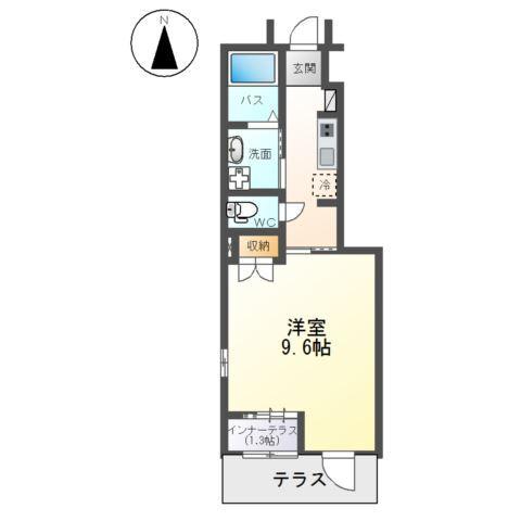 border　A 間取り図画像