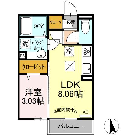 オペラハウス下之城（102） 間取り図画像