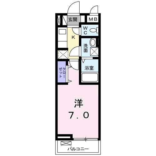 Ｌａｇｏｍ城東（302） 間取り図画像