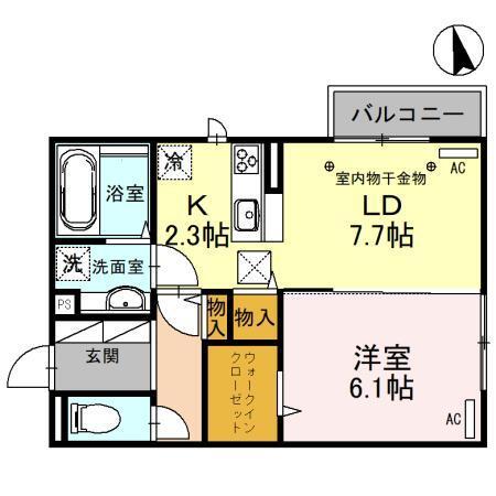 МＮハウス中居（105） 間取り図画像