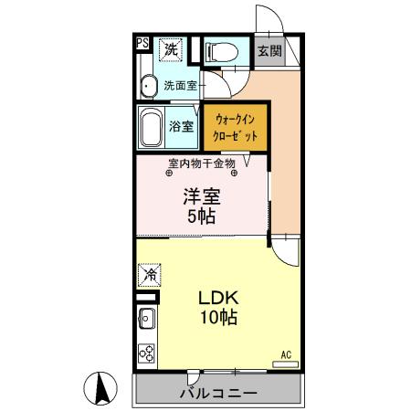 リビオンＨ＆Ｍ　Ⅱ（306） 間取り図画像