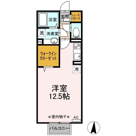 クレシェンテＨＲ（203） 間取り図画像