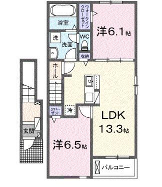 カファーラ・Ｌ（205） 間取り図画像